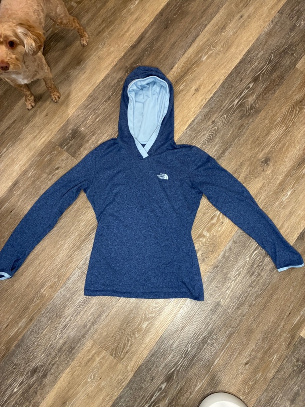 The North Face Women's Navy Blue Hooded Pullover